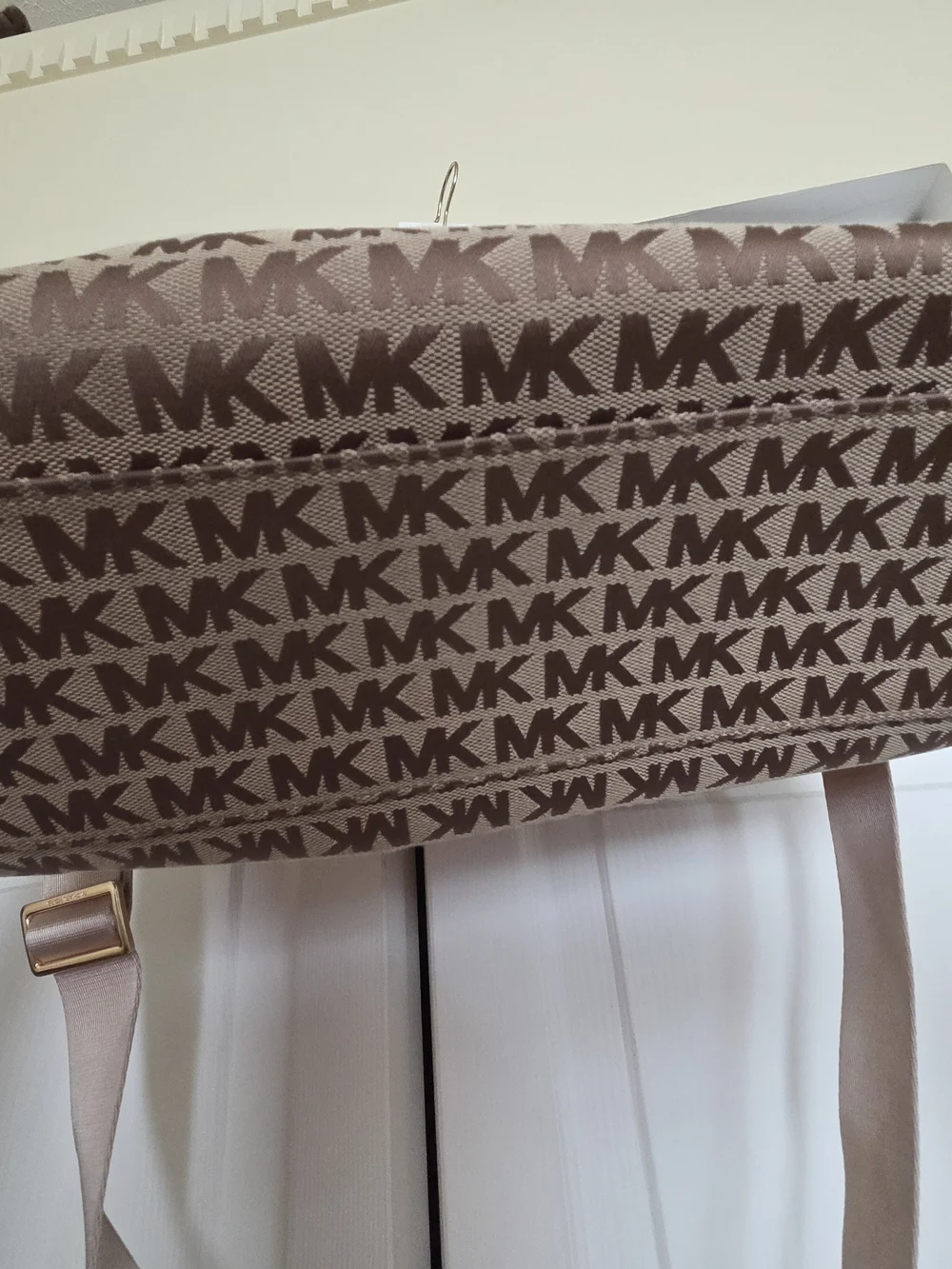 Michael Kors Brown Logo Tote Bag